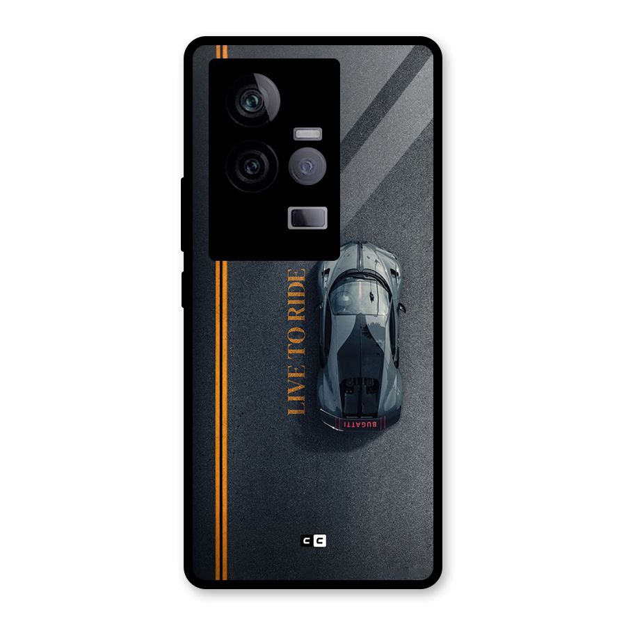 Live To Ride Glass Back Case for Vivo iQOO 11 5G