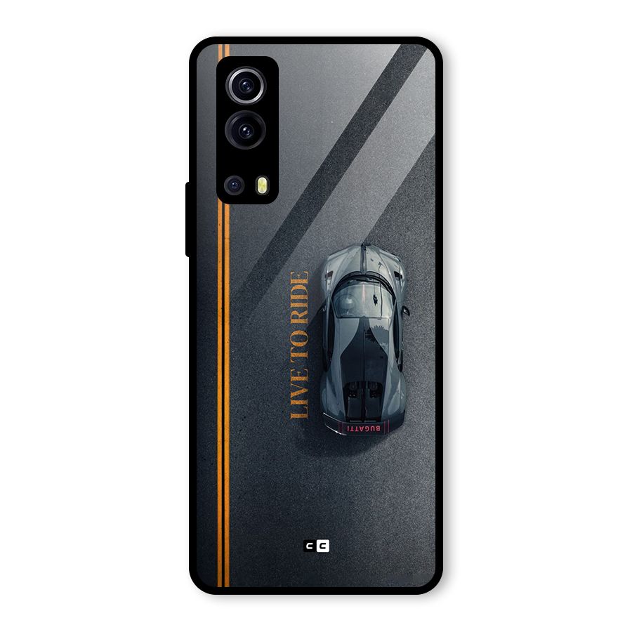 Live To Ride Glass Back Case for Vivo iQOO Z3