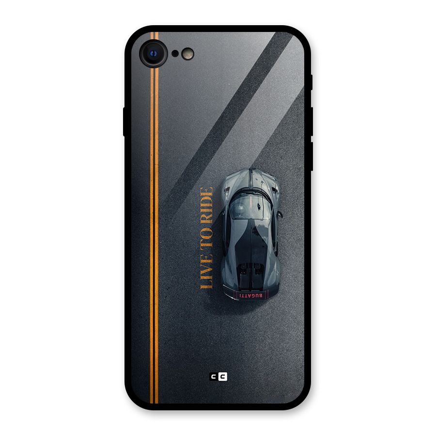 Live To Ride Glass Back Case for iPhone 7
