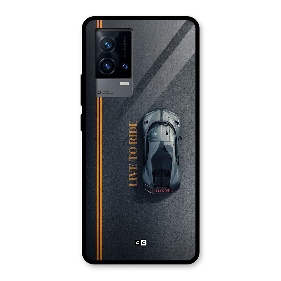 Live To Ride Glass Back Case for iQOO 9 5G