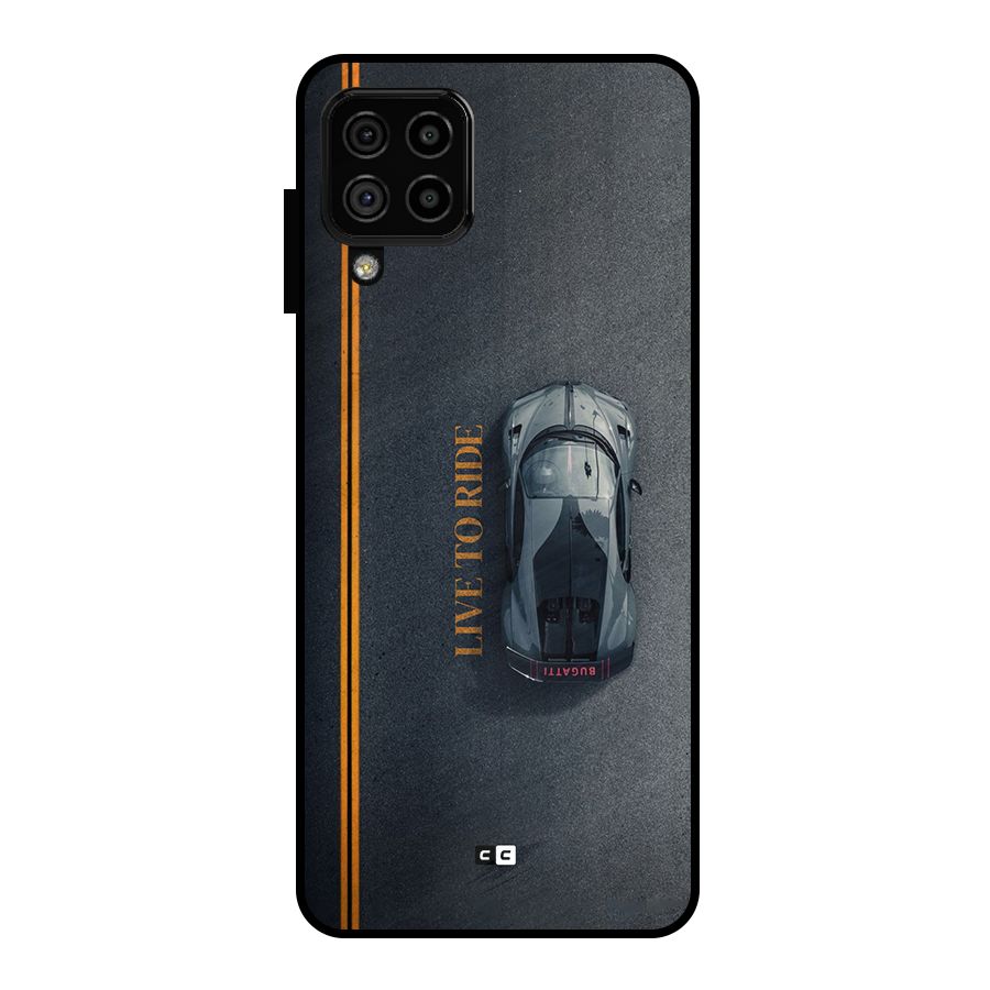 Live To Ride Metal Back Case for Galaxy A22 4G
