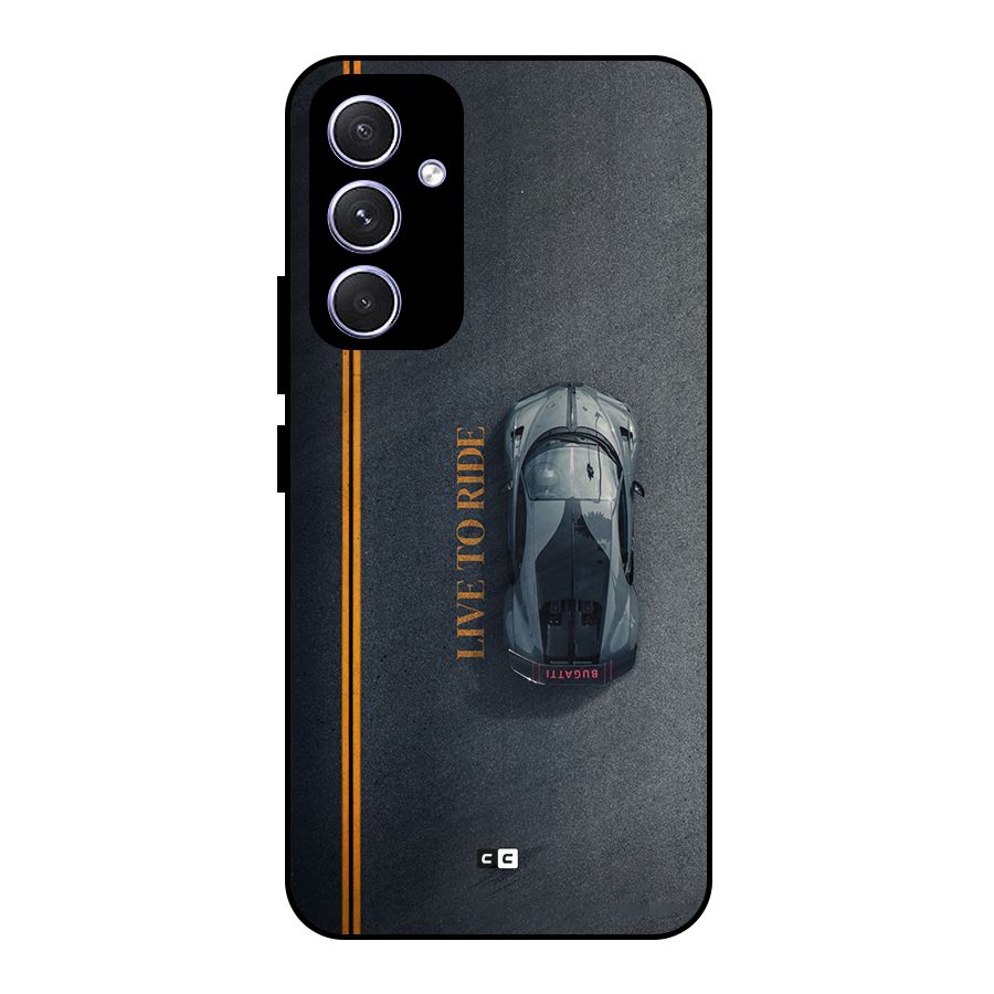Live To Ride Metal Back Case for Galaxy A54