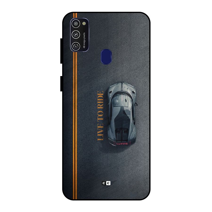 Live To Ride Metal Back Case for Galaxy M30s