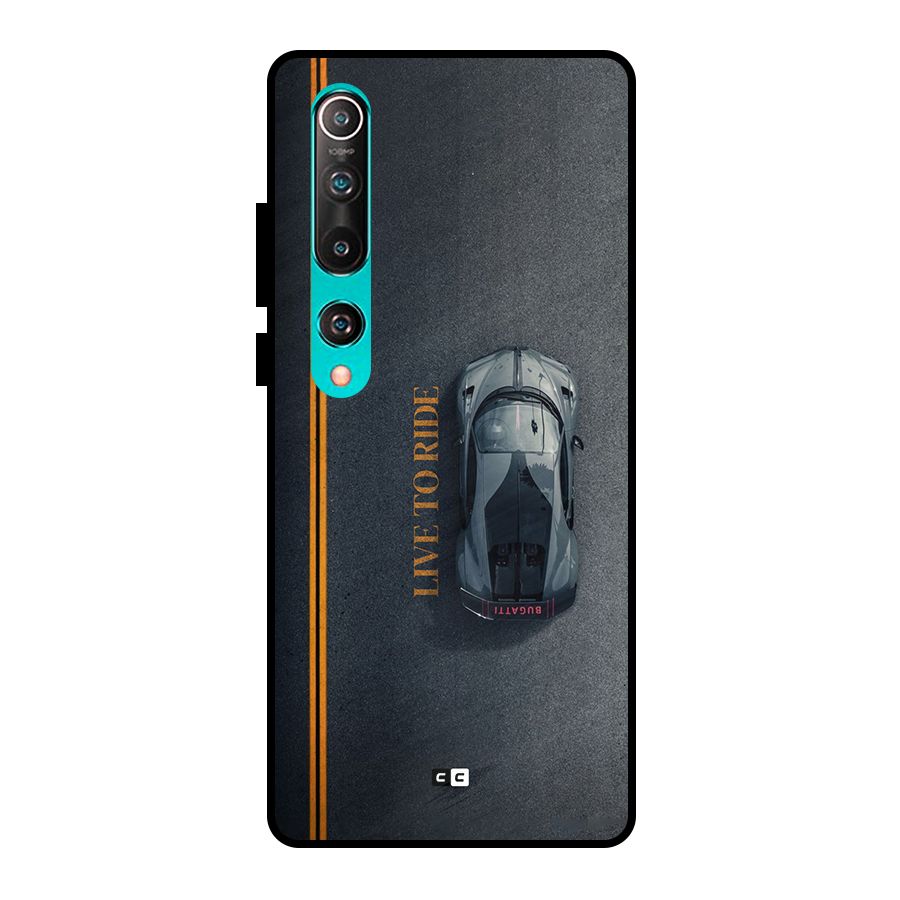 Live To Ride Metal Back Case for Mi 10
