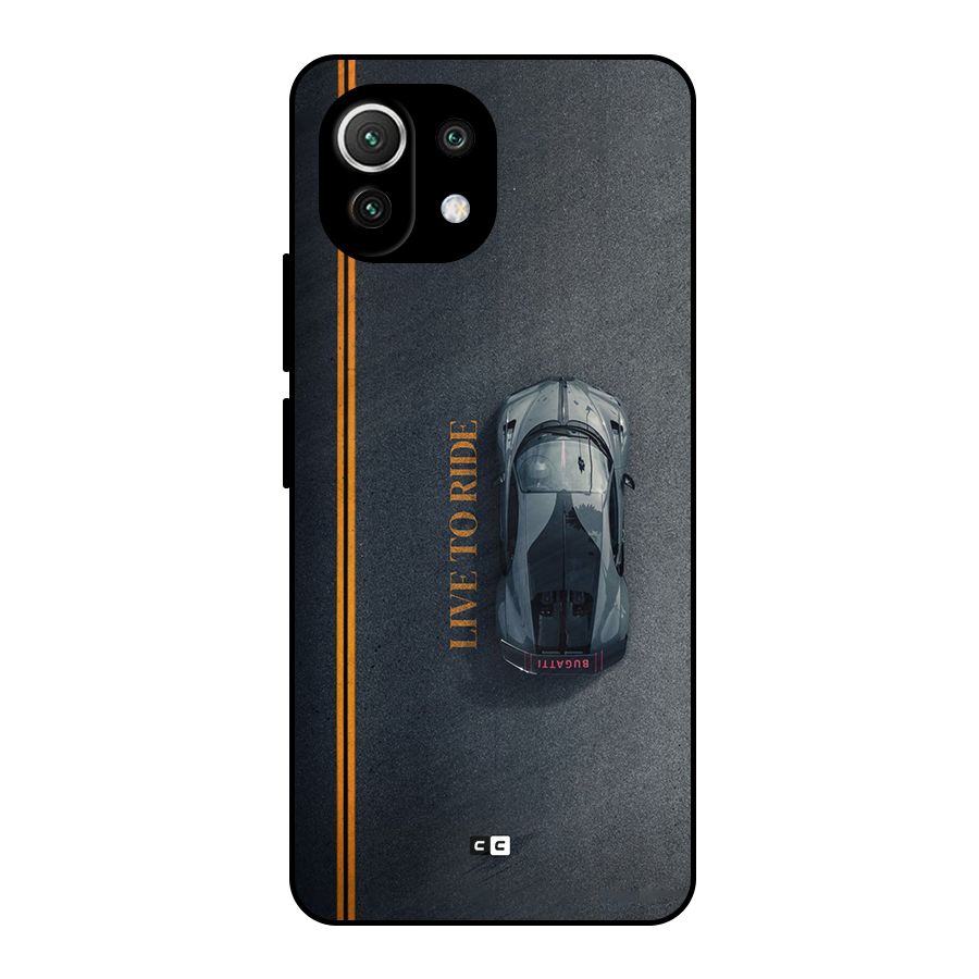 Live To Ride Metal Back Case for Mi 11 Lite