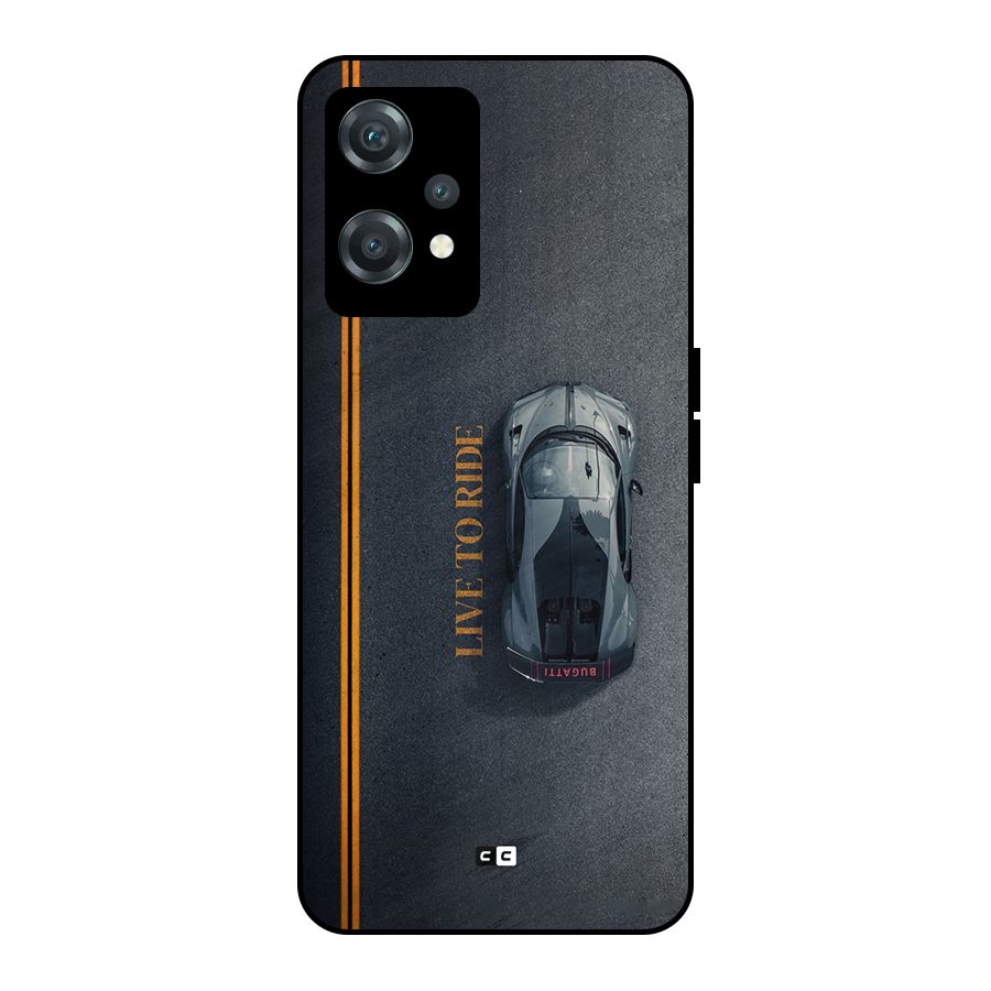 Live To Ride Metal Back Case for OnePlus Nord CE 2 Lite 5G