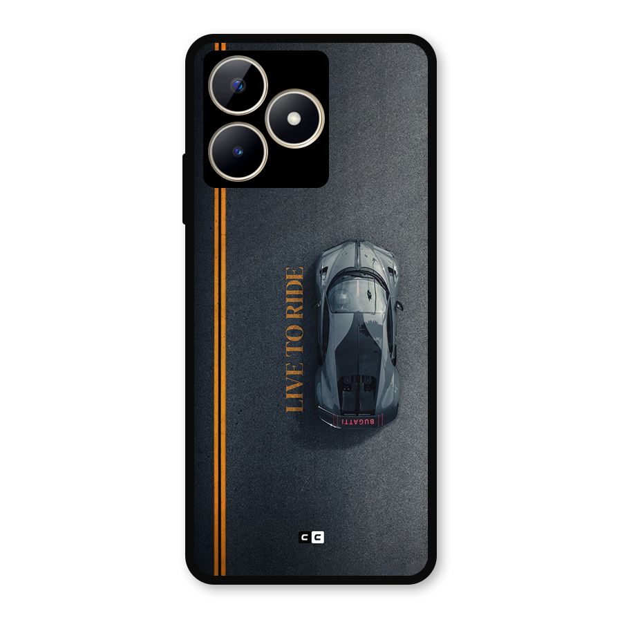 Live To Ride Metal Back Case for Realme C53