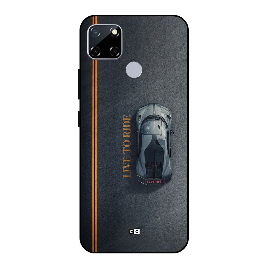 Live To Ride Metal Back Case for Realme Narzo 30A