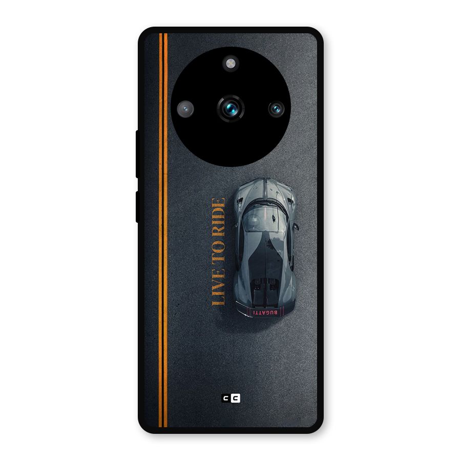 Live To Ride Metal Back Case for Realme Narzo 60 Pro