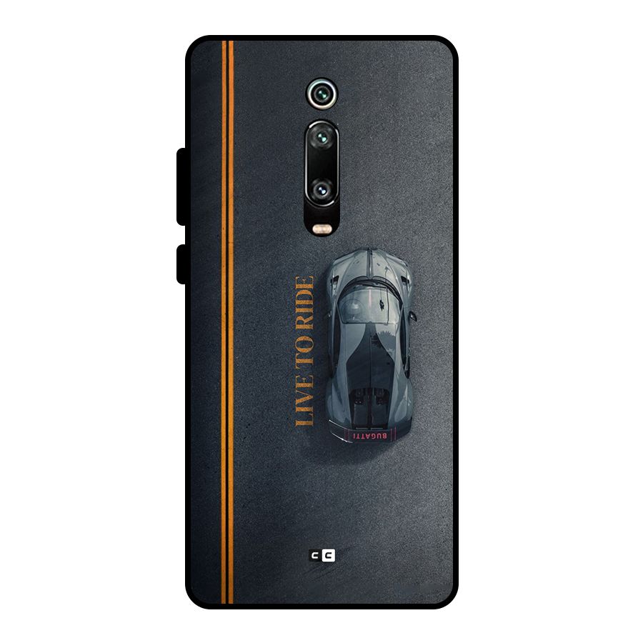 Live To Ride Metal Back Case for Redmi K20 Pro