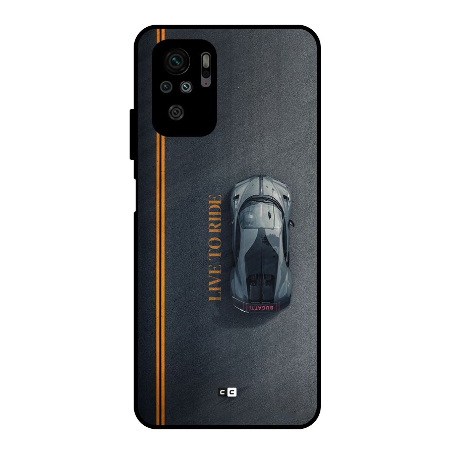 Live To Ride Metal Back Case for Redmi Note 11 SE