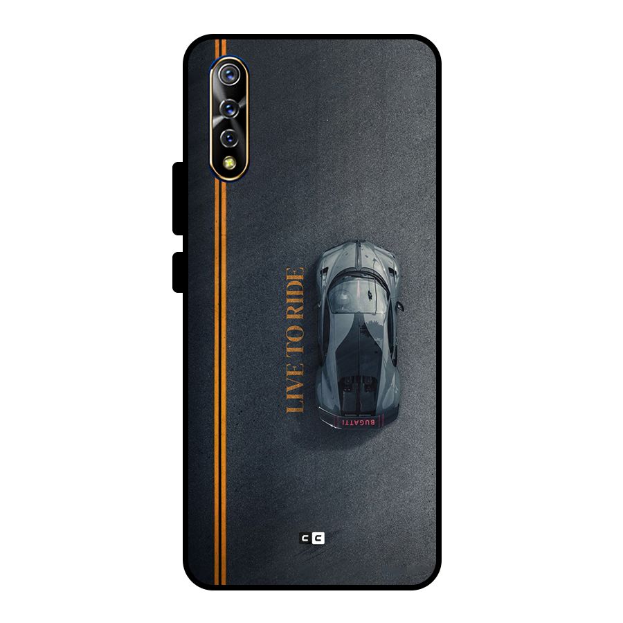 Live To Ride Metal Back Case for Vivo S1