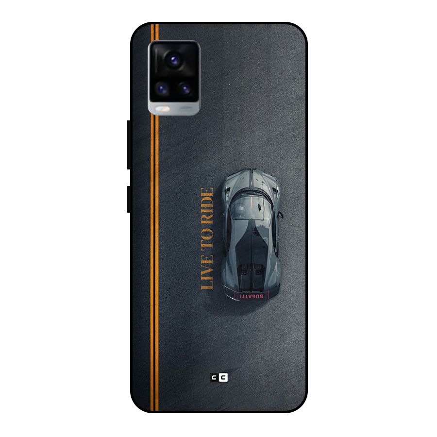 Live To Ride Metal Back Case for Vivo V20