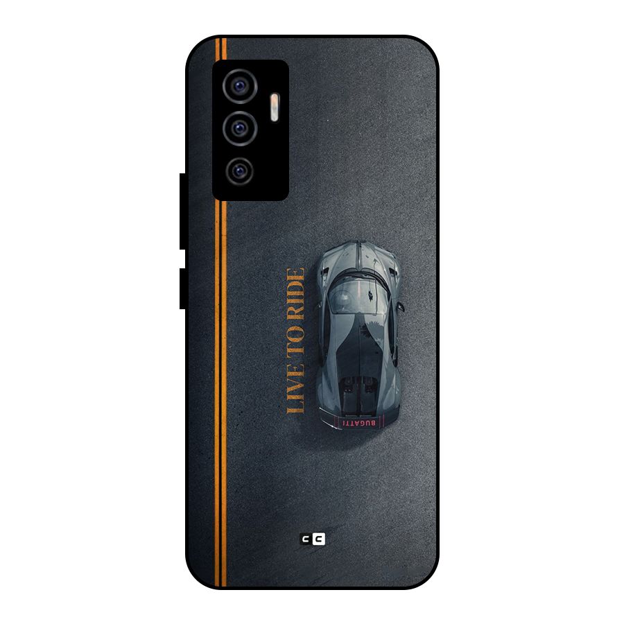 Live To Ride Metal Back Case for Vivo V23e