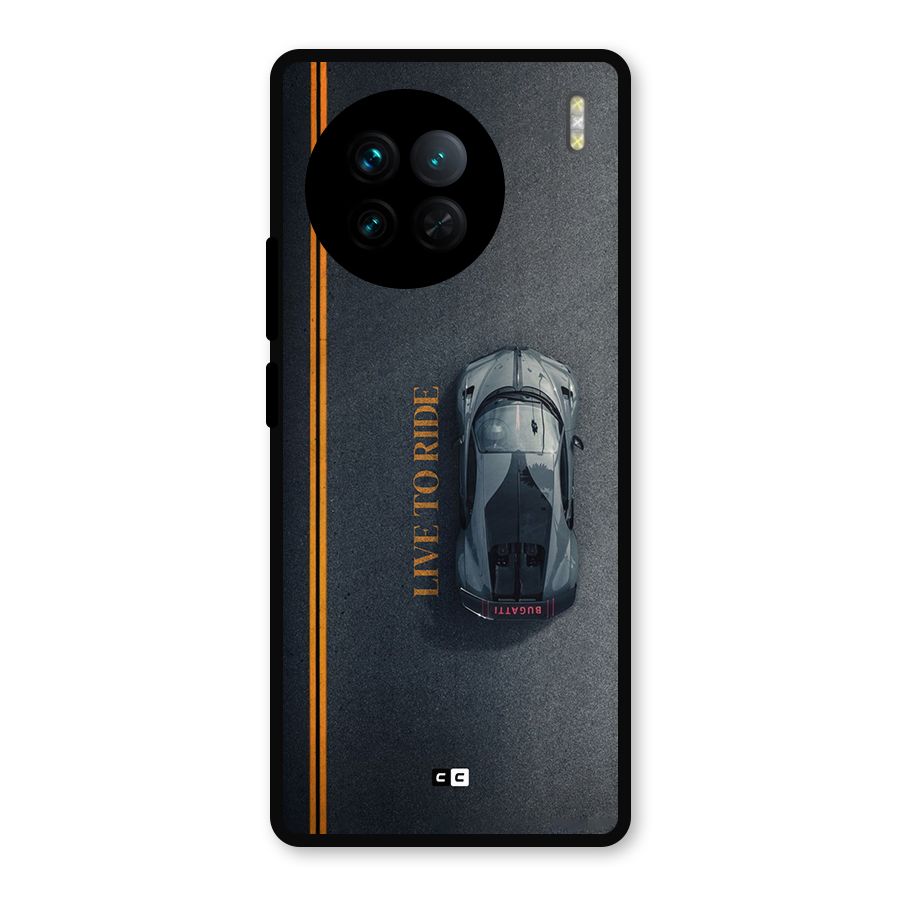 Live To Ride Metal Back Case for Vivo X90