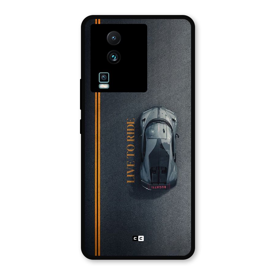 Live To Ride Metal Back Case for iQOO Neo 7