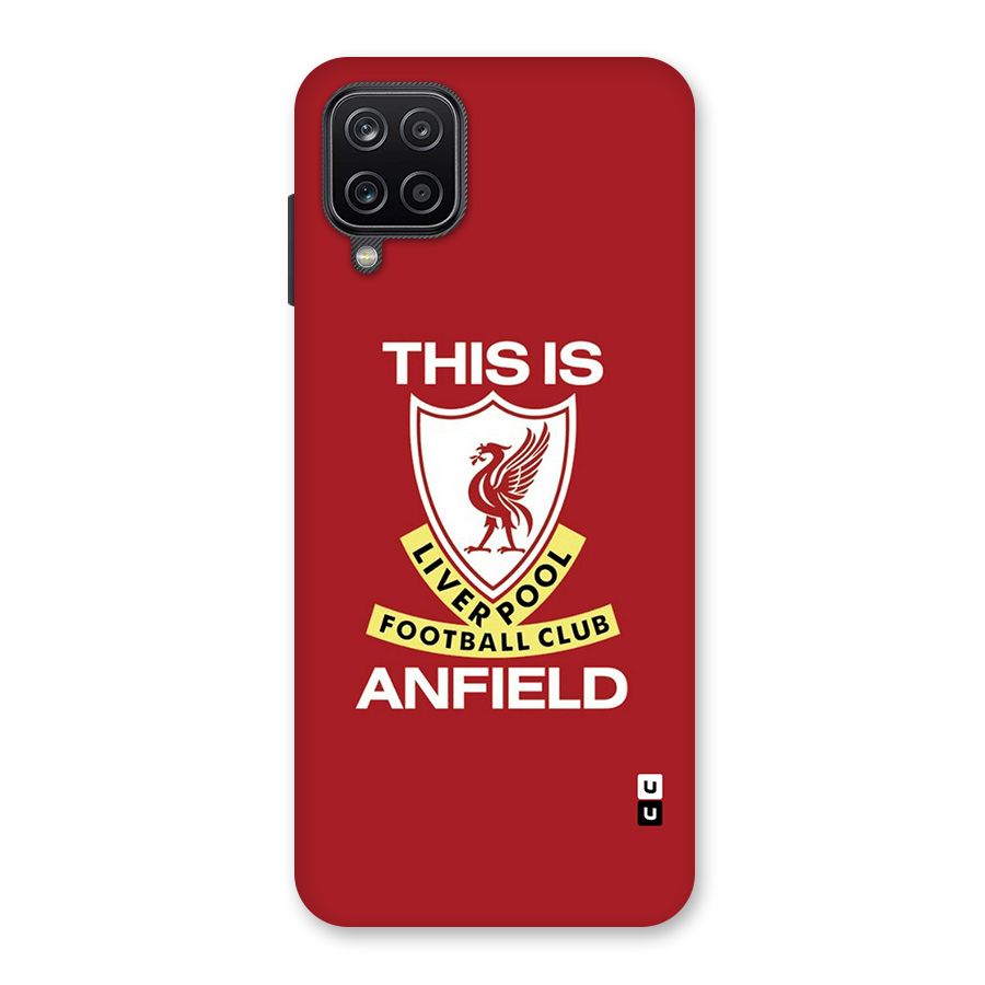 LiverPool Anfield Glass Back Case for Galaxy A12