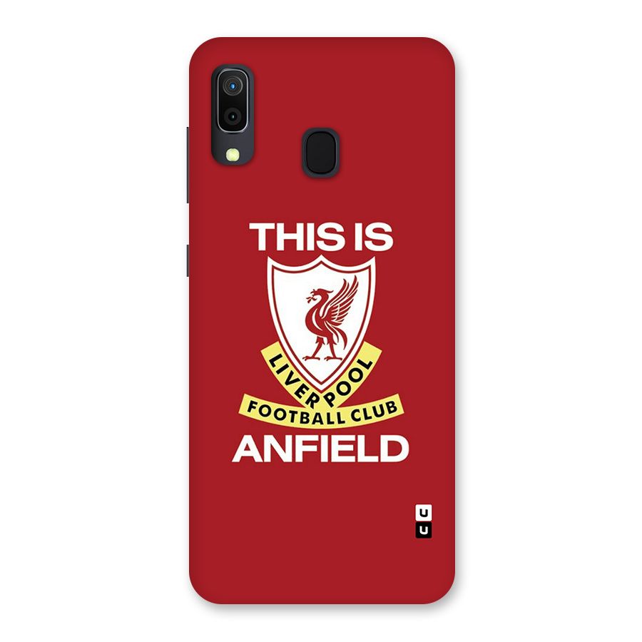 LiverPool Anfield Back Case for Galaxy A20
