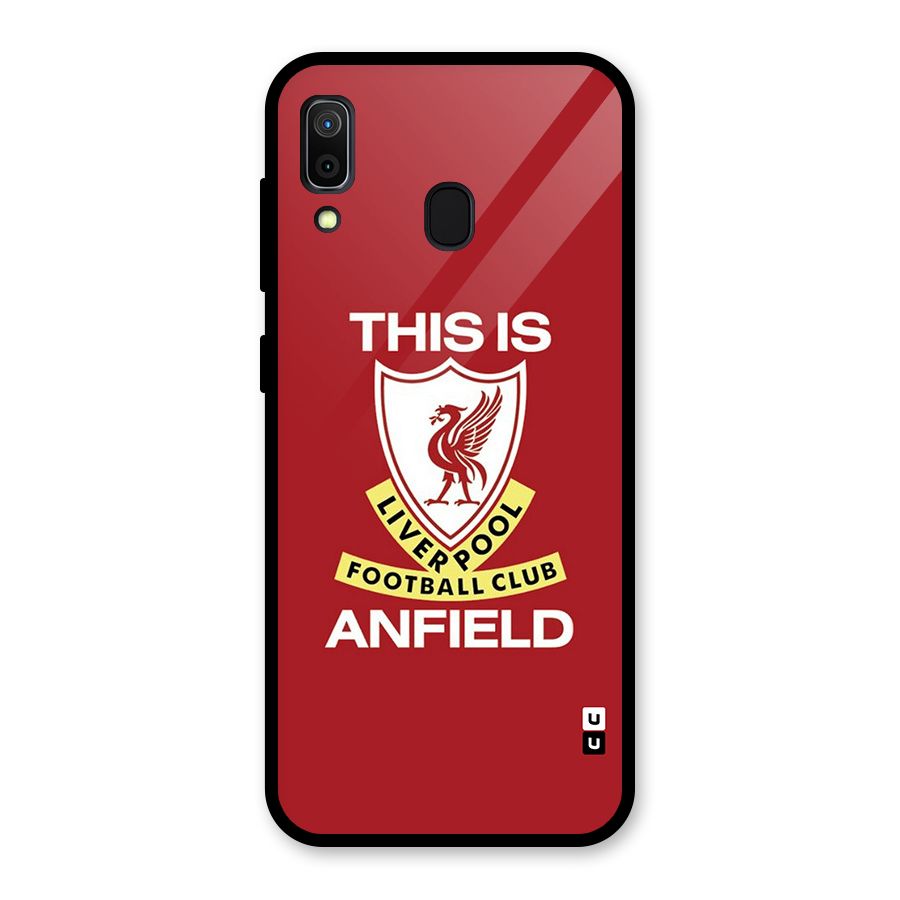 LiverPool Anfield Glass Back Case for Galaxy A30