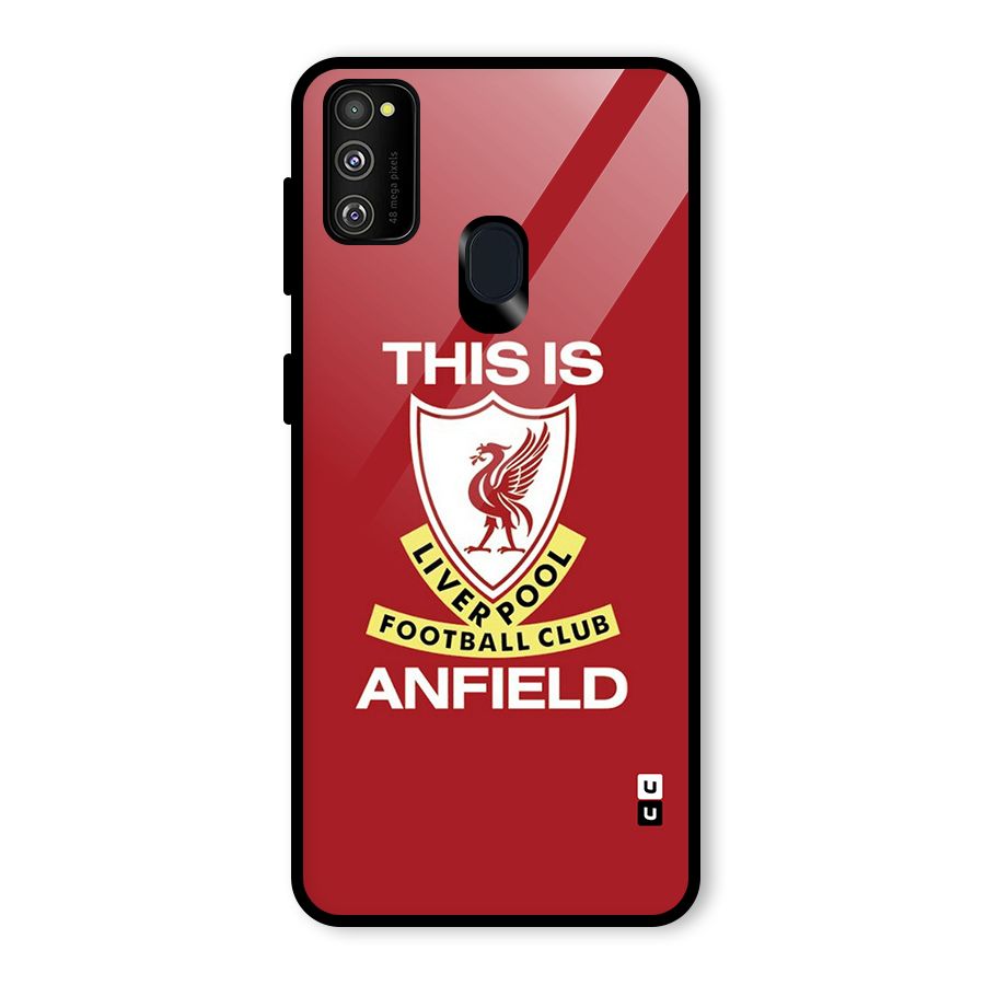 LiverPool Anfield Glass Back Case for Galaxy M30s