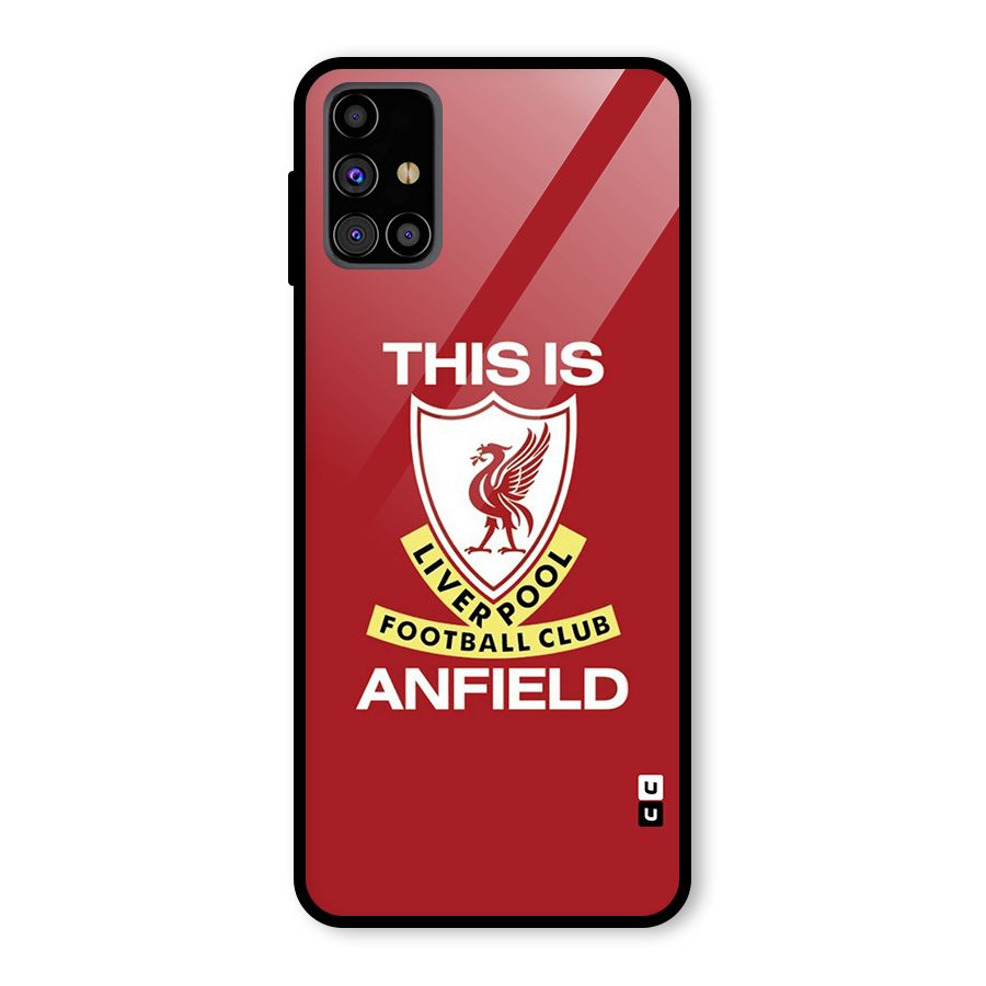 LiverPool Anfield Glass Back Case for Galaxy M31s