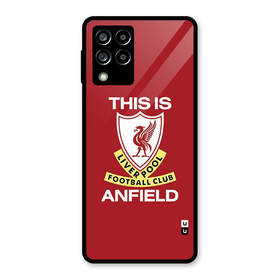 LiverPool Anfield Glass Back Case for Galaxy M53 5G