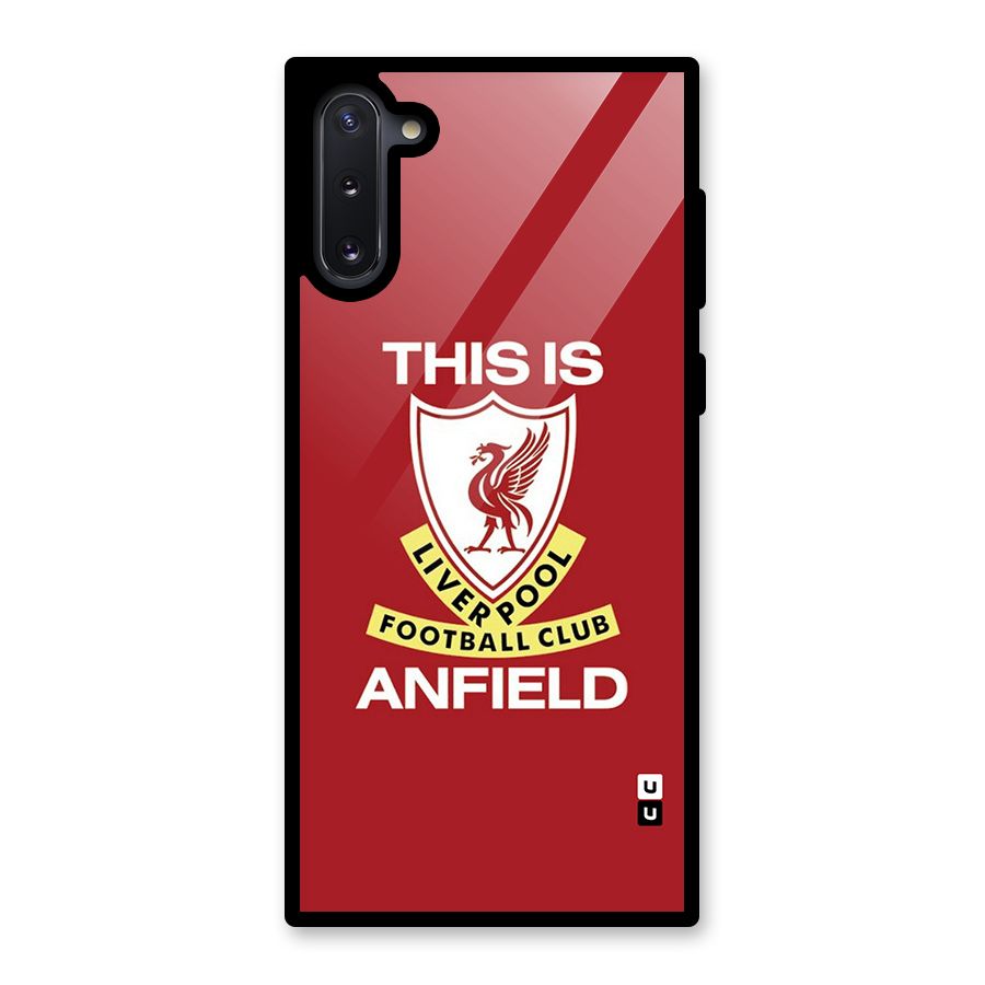 LiverPool Anfield Glass Back Case for Galaxy Note 10