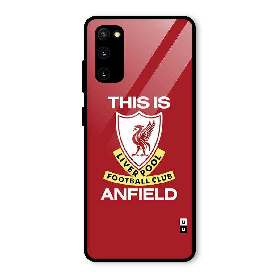 LiverPool Anfield Glass Back Case for Galaxy S20 FE