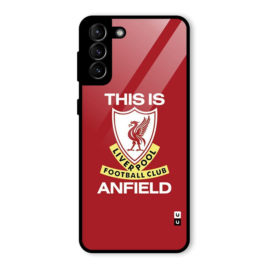 LiverPool Anfield Glass Back Case for Galaxy S21 Plus