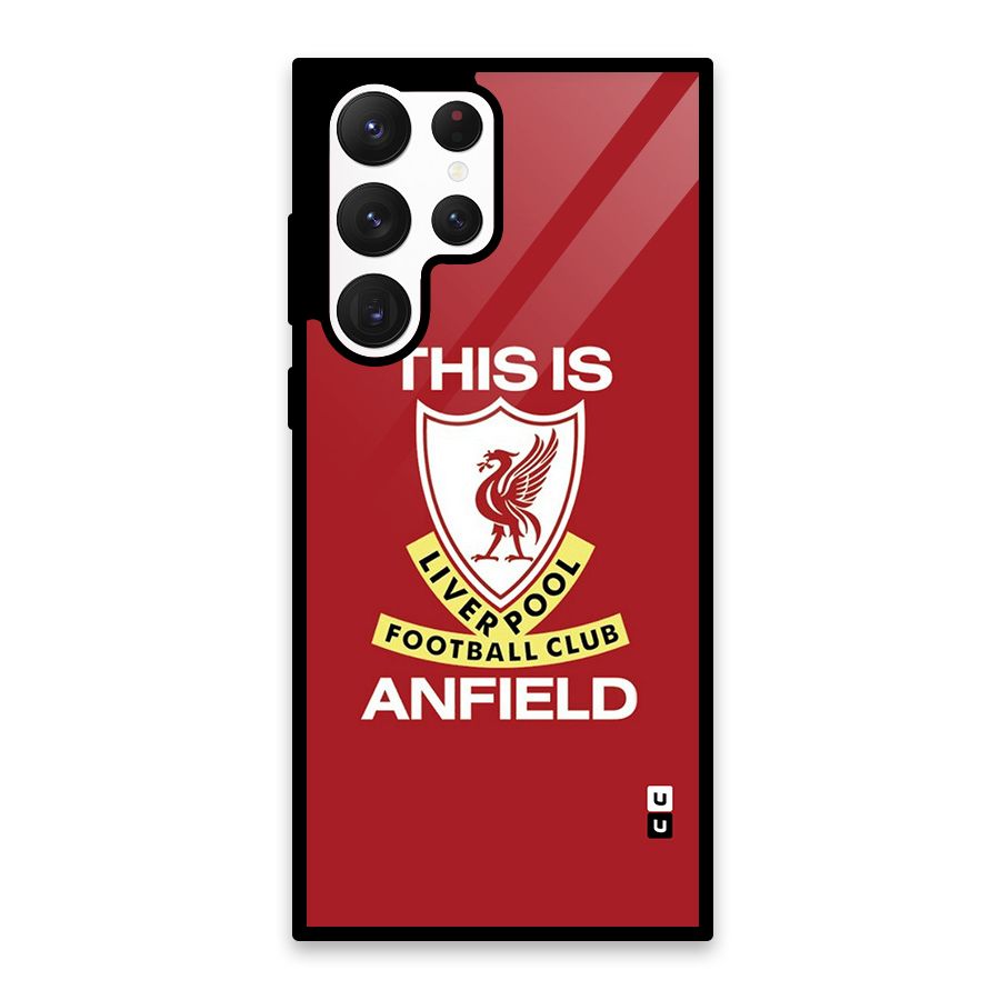 LiverPool Anfield Glass Back Case for Galaxy S22 Ultra 5G