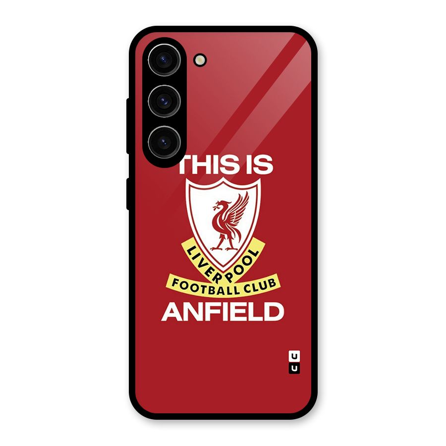 LiverPool Anfield Glass Back Case for Galaxy S23