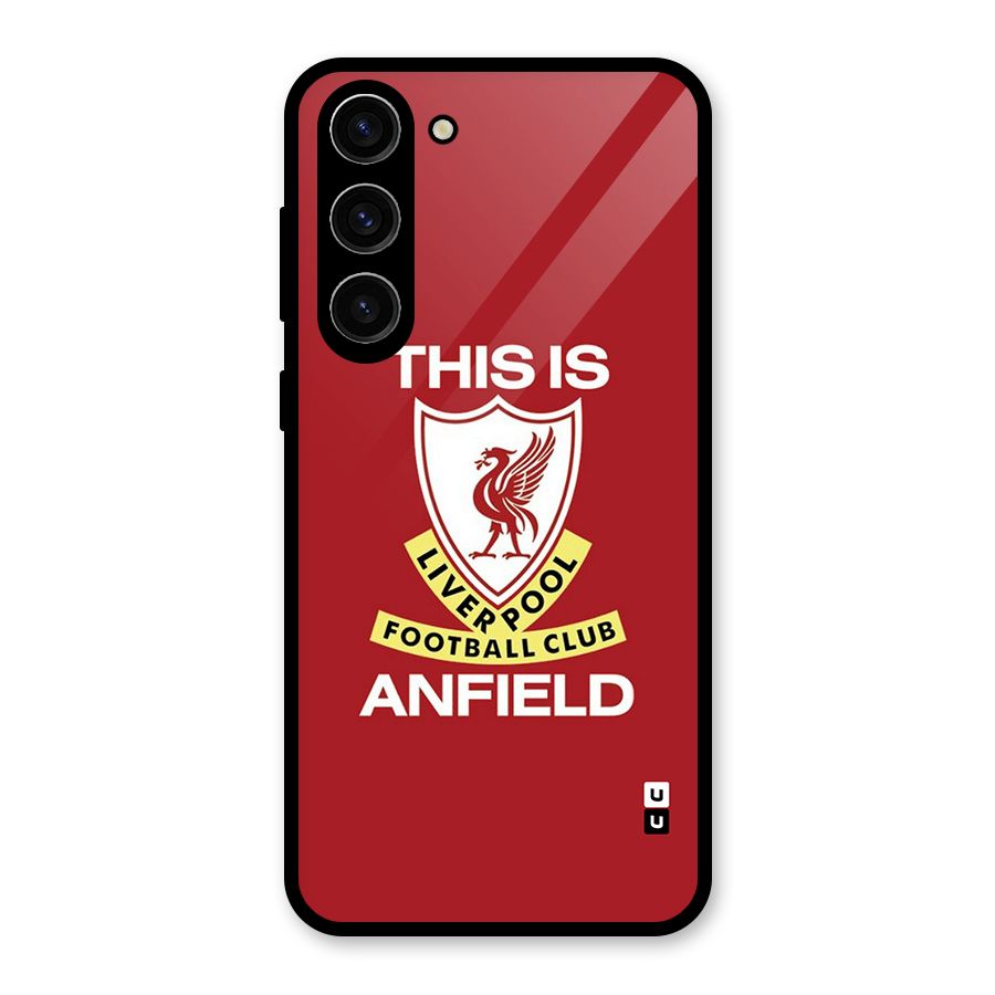 LiverPool Anfield Glass Back Case for Galaxy S23 Plus
