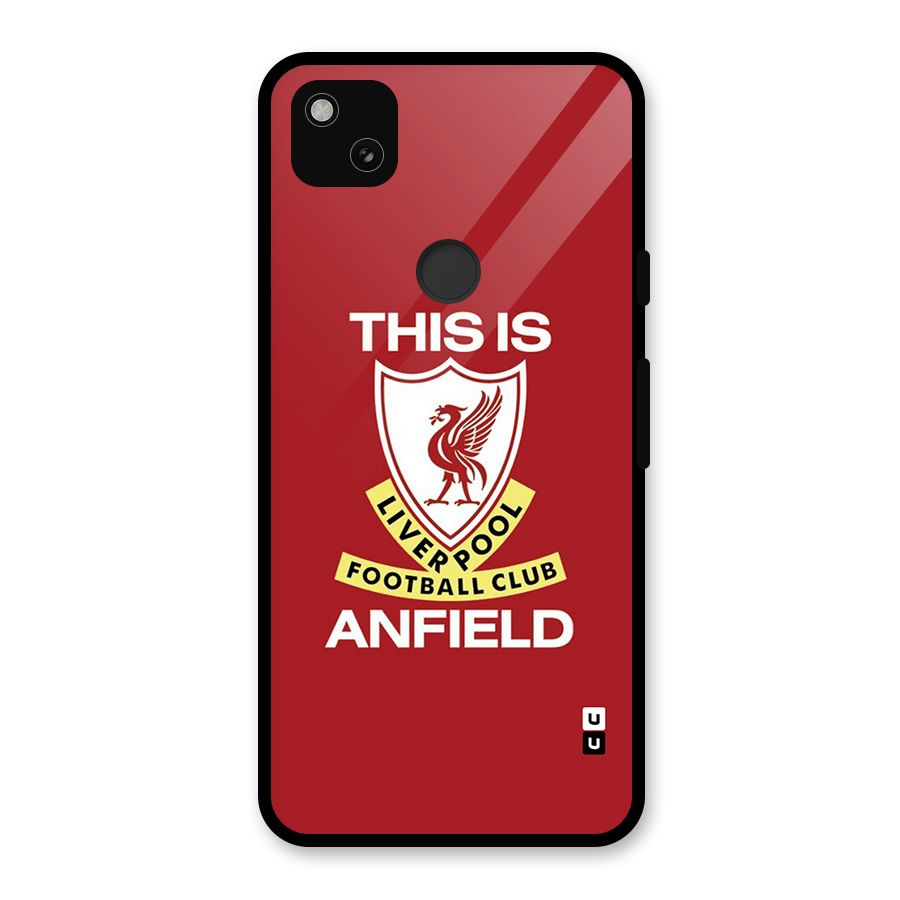 LiverPool Anfield Glass Back Case for Google Pixel 4a