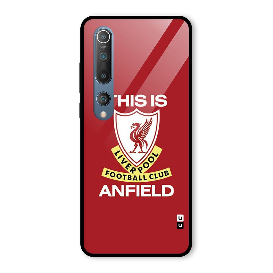 LiverPool Anfield Glass Back Case for Mi 10
