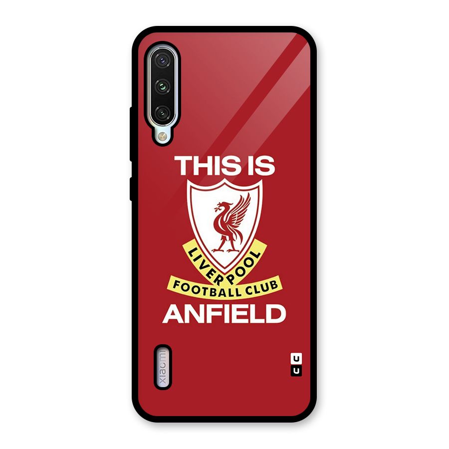 LiverPool Anfield Glass Back Case for Mi A3