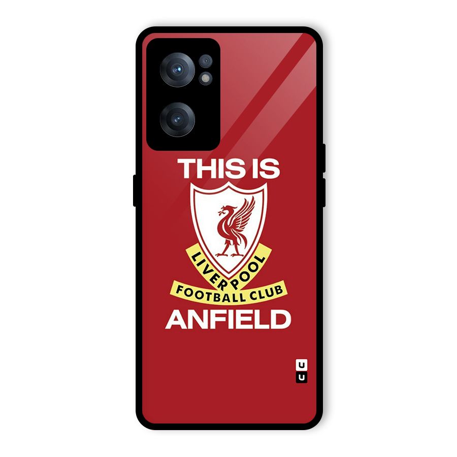 LiverPool Anfield Glass Back Case for OnePlus Nord CE 2 5G