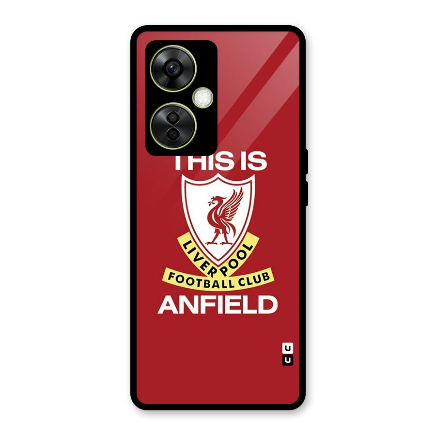 LiverPool Anfield Glass Back Case for OnePlus Nord CE 3 Lite