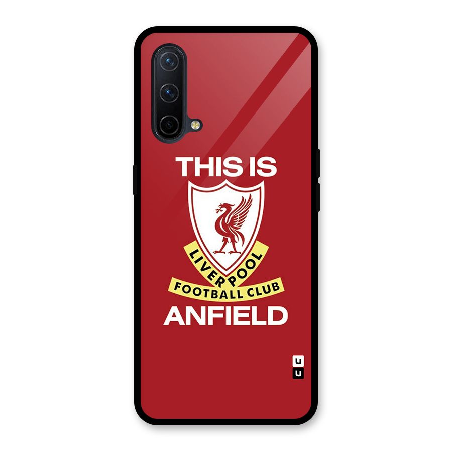 LiverPool Anfield Glass Back Case for OnePlus Nord CE 5G