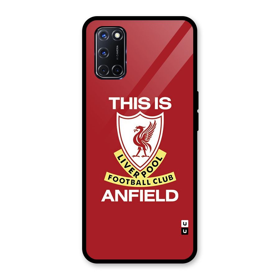 LiverPool Anfield Glass Back Case for Oppo A52
