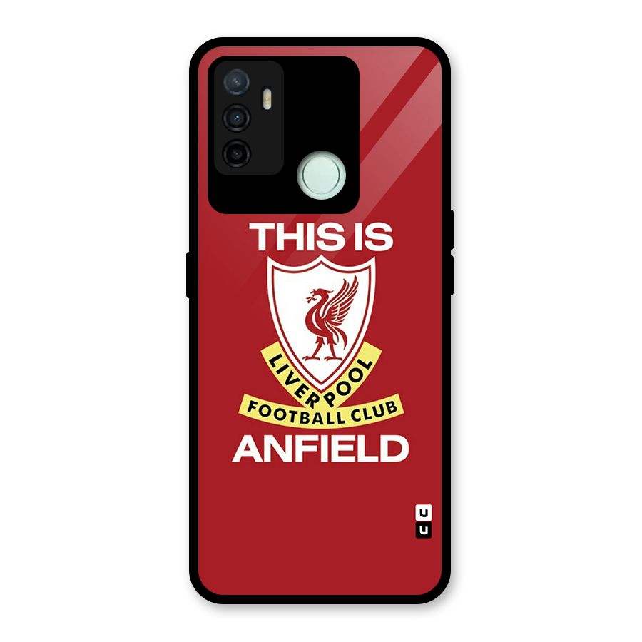 LiverPool Anfield Glass Back Case for Oppo A53