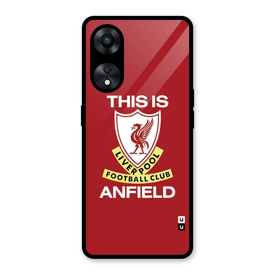 LiverPool Anfield Glass Back Case for Oppo A78