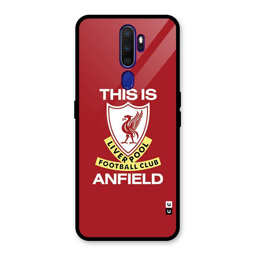 LiverPool Anfield Glass Back Case for Oppo A9 (2020)