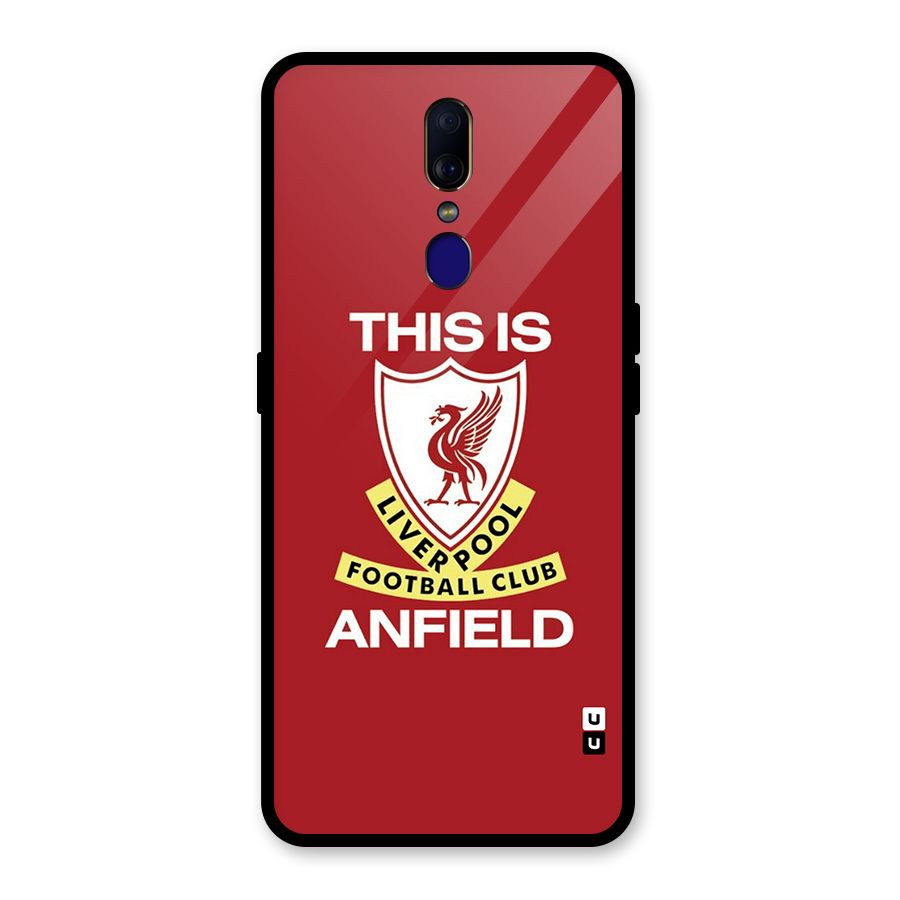 LiverPool Anfield Glass Back Case for Oppo F11