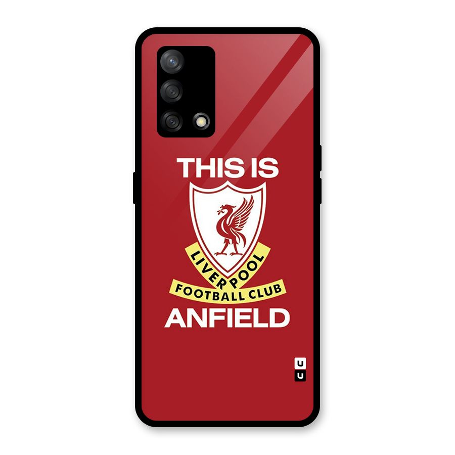 LiverPool Anfield Glass Back Case for Oppo F19