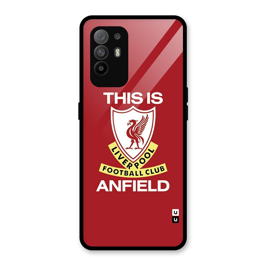LiverPool Anfield Glass Back Case for Oppo F19 Pro Plus 5G