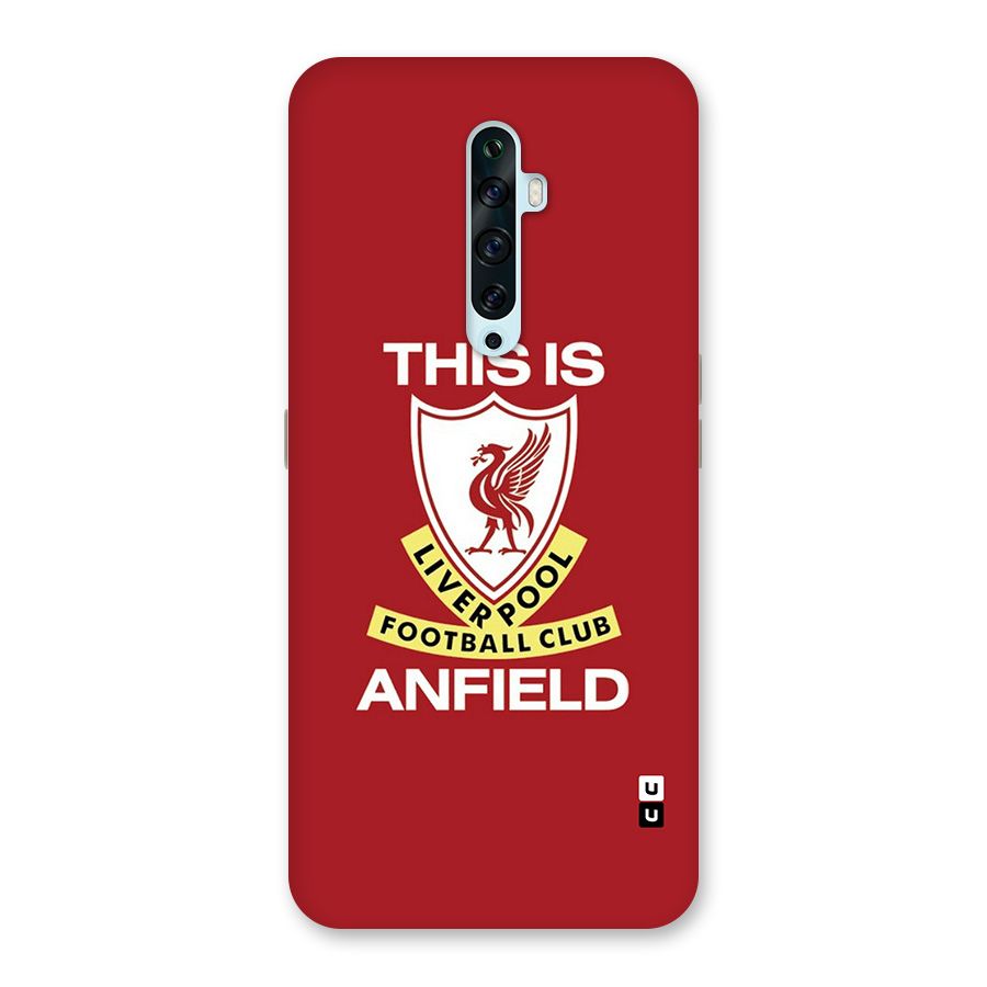 LiverPool Anfield Glass Back Case for Oppo Reno2 F