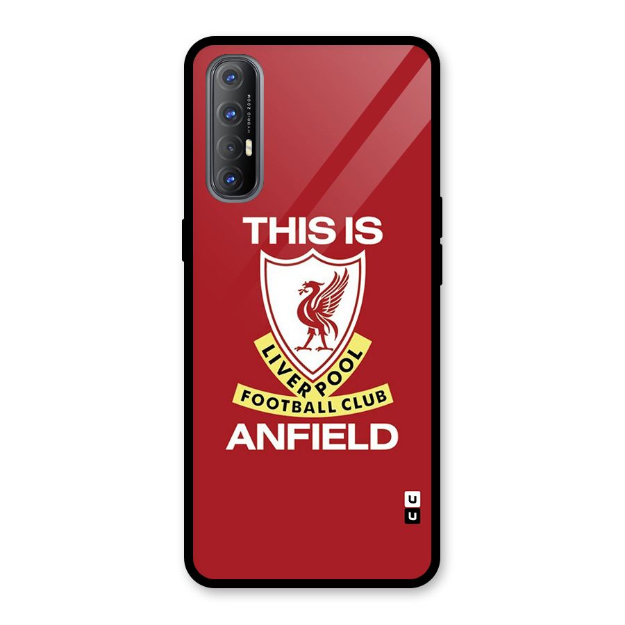 LiverPool Anfield Glass Back Case for Oppo Reno3 Pro