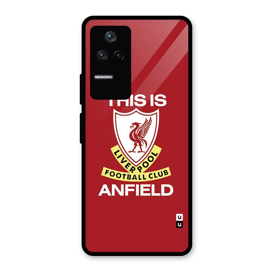 LiverPool Anfield Glass Back Case for Poco F4 5G