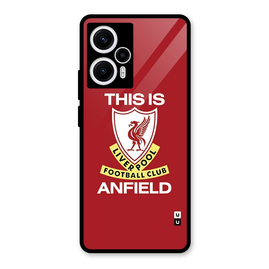 LiverPool Anfield Glass Back Case for Poco F5