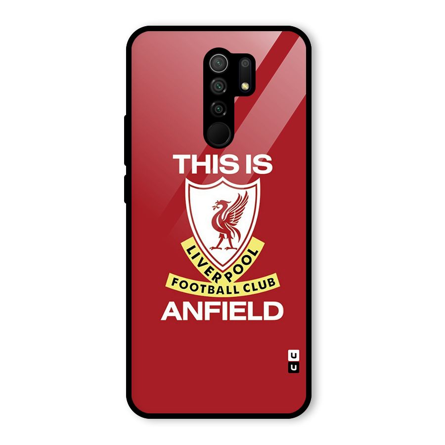 LiverPool Anfield Glass Back Case for Poco M2